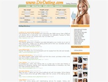Tablet Screenshot of dirdating.com